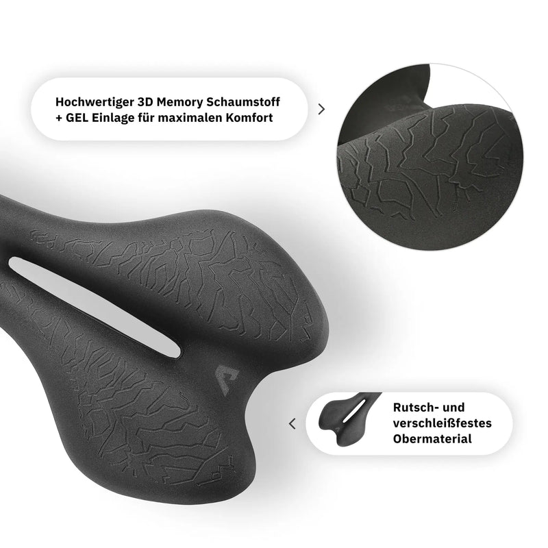 Ergonomic Bicycle Saddle | No More Back & Butt Pain | Skanto
