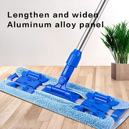 Skanto | Flat Mop with Reusable Washable Mop Pads