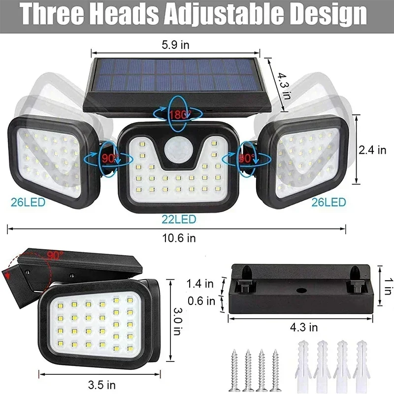 Skanto | Motion Sensor Solar Light for Outdoor Use