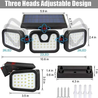 Skanto | Motion Sensor Solar Light for Outdoor Use