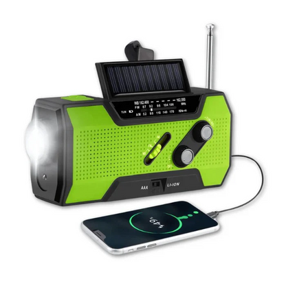Skanto | Multi Function Emergency Radio with Spotlight and Phone Charging