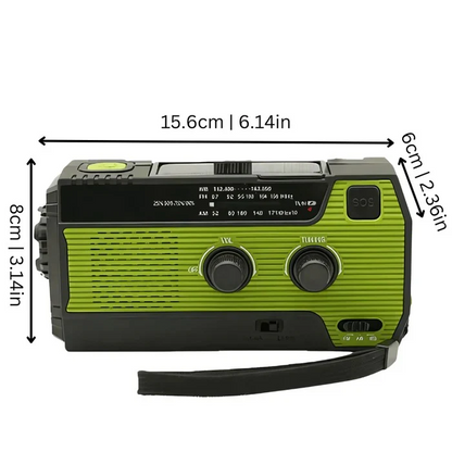 Skanto | Multi Function Emergency Radio with Spotlight and Phone Charging