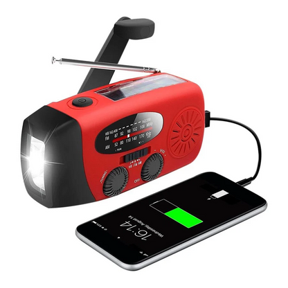 Skanto | All-in-One Emergency Radio with Solar Power and Power Bank