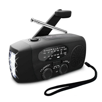 Skanto | All-in-One Emergency Radio with Solar Power and Power Bank