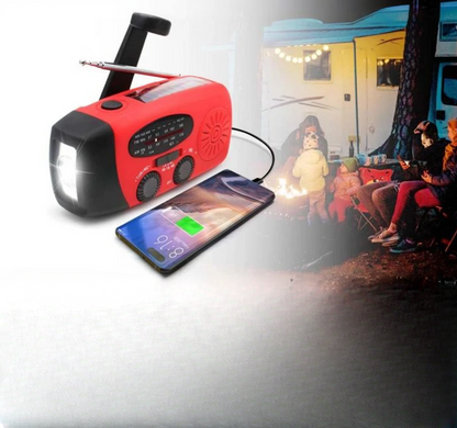 Skanto | All-in-One Emergency Radio with Solar Power and Power Bank
