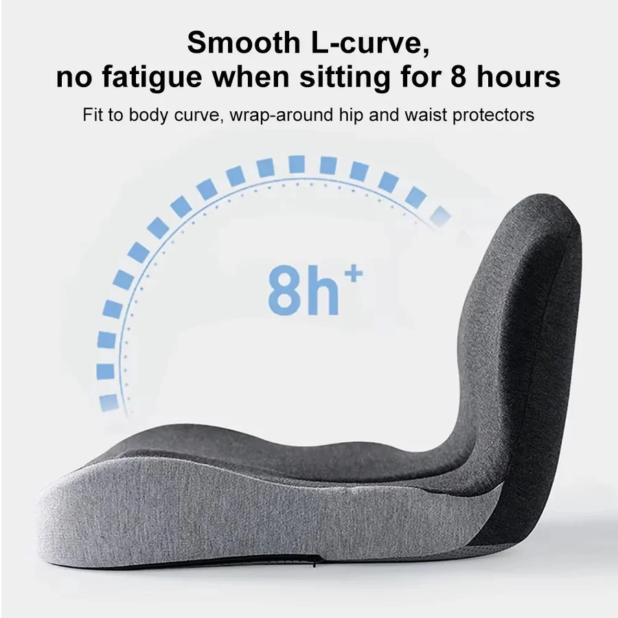 BowLift | Memory Foam Lumbar Pillow Seat Cushion