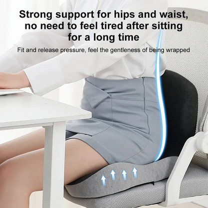 BowLift | Memory Foam Lumbar Pillow Seat Cushion