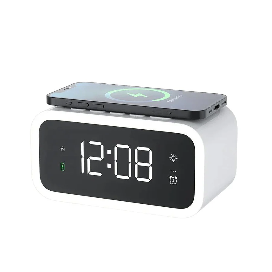 Skanto | 2-in-1 Alarm Clock Multi-Time Digital Display