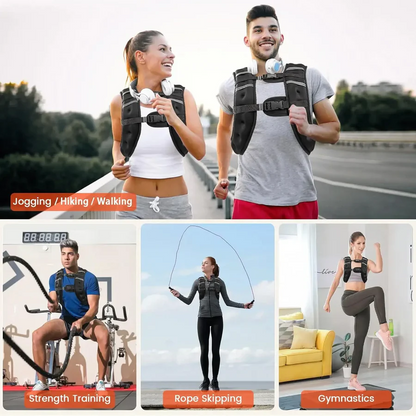 Skanto | Adjustable Weighted Vest with Reflective Strips