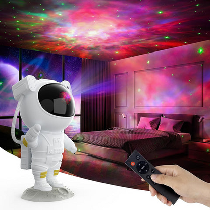 Starry Sky Astronaut | LED Galaxy Projector Night Light for Bedroom & Children | Karnz