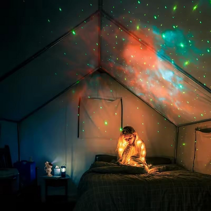 Starry Sky Astronaut | LED Galaxy Projector Night Light for Bedroom & Children | Karnz