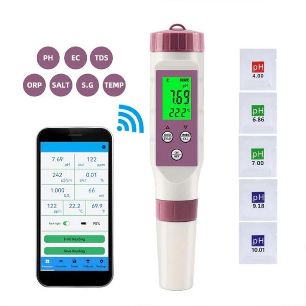 Skanto | Digital Pool Tester pH and Chlorine Meter for Simple Water Analysis