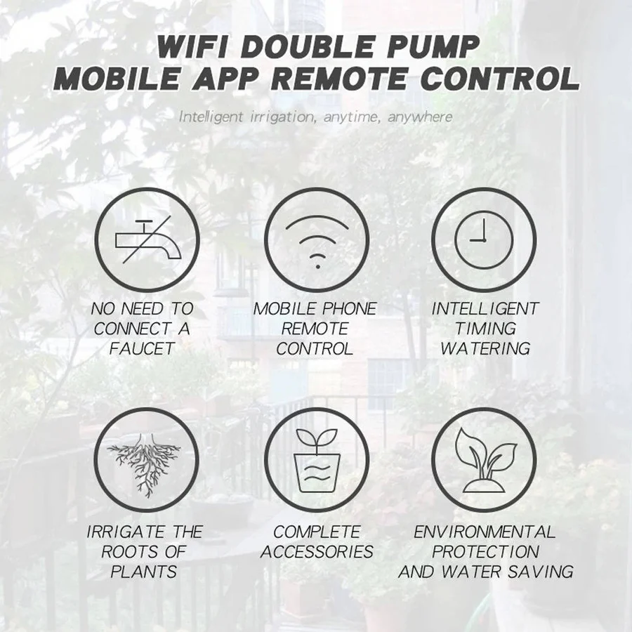 Skanto | WiFi Smart Automatic Watering for Plants up to 20 Pots