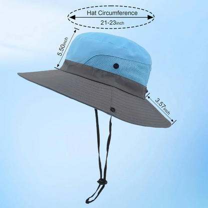 BowLift | Foldable Sun Hat, UV Protection Fisherman Style with Adjustable Strap