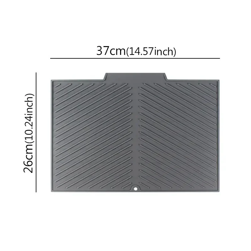 BowLift | Silicone Dish Drying Mat with Drain Design