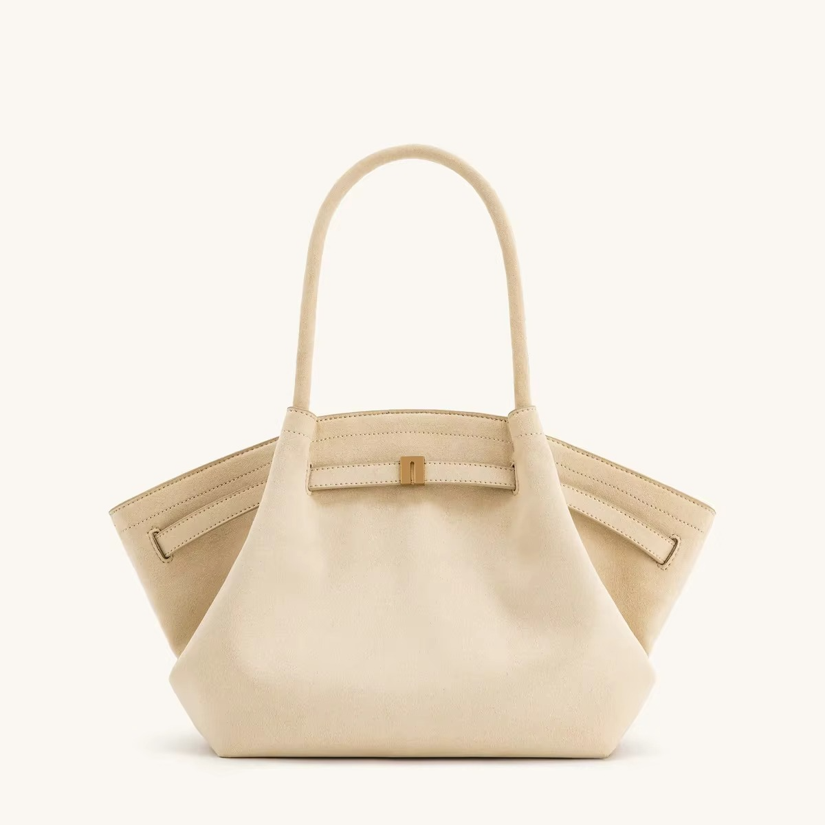 Skanto | Hana Suede Look Shoulder Bag - Large Capacity