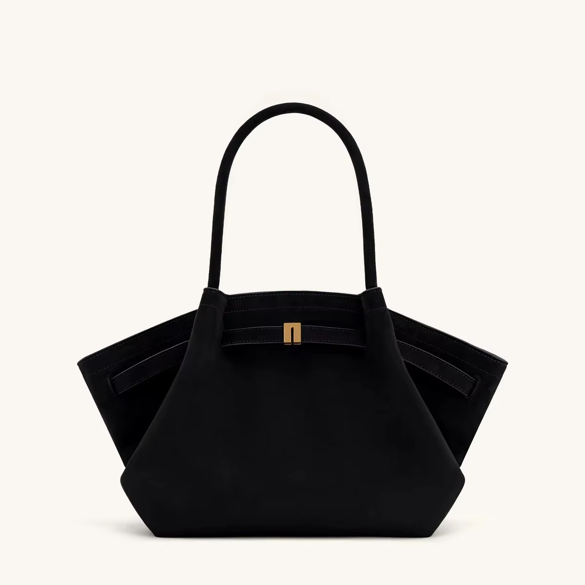 Skanto | Hana Suede Look Shoulder Bag - Large Capacity