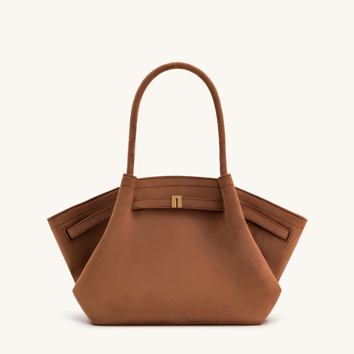Skanto | Hana Suede Look Shoulder Bag - Large Capacity