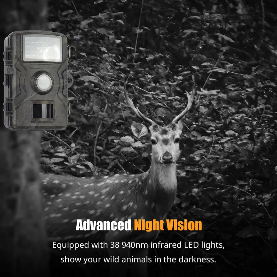 Skanto | 1080P Night Vision Trail Camera with Motion Detection
