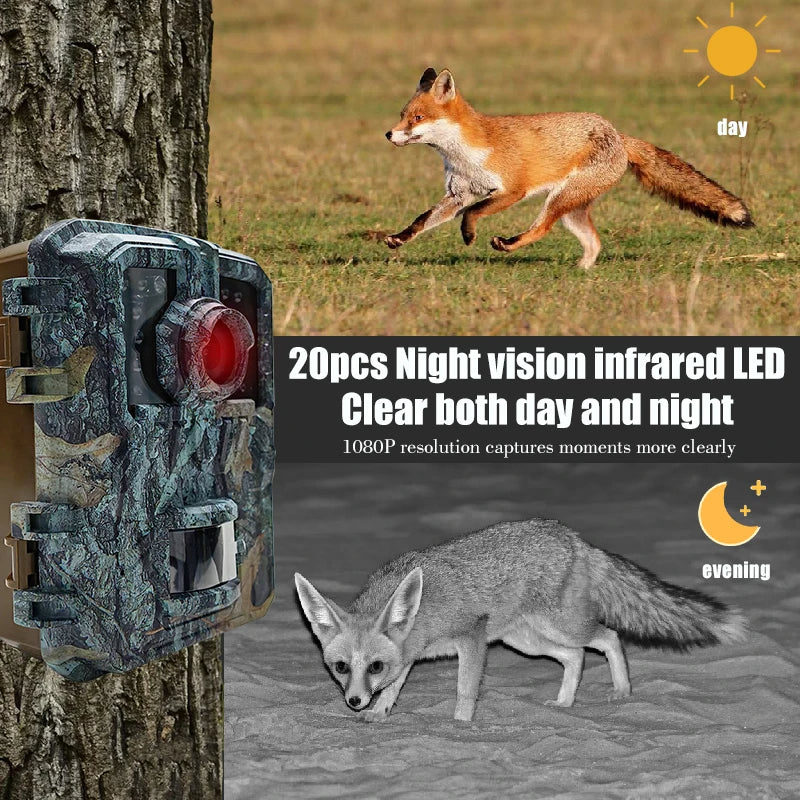 Skanto | Mini 16MP Night Vision Trail Camera with PIR Motion Tracking