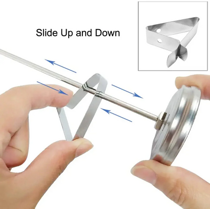 BowLift | Stainless Steel Deep Fry Thermometer with Long Probe