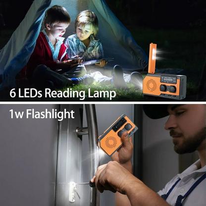 BowLift | Solar Hand Crank Emergency Radio