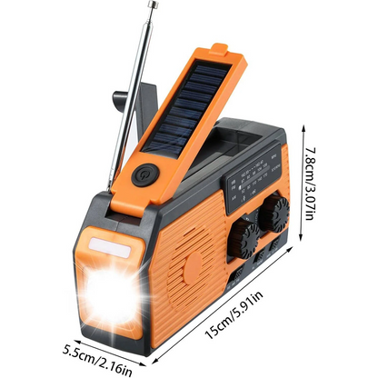 BowLift | Solar Hand Crank Emergency Radio