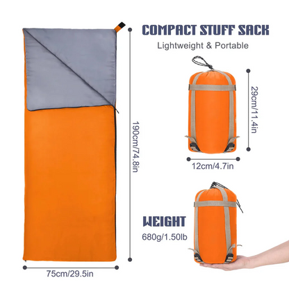 BowLift | All Season Camping Sleeping Bag for Adults
