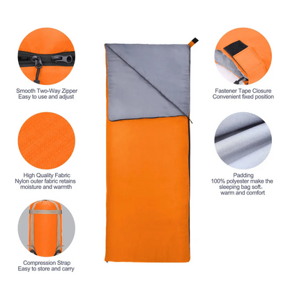 BowLift | All Season Camping Sleeping Bag for Adults
