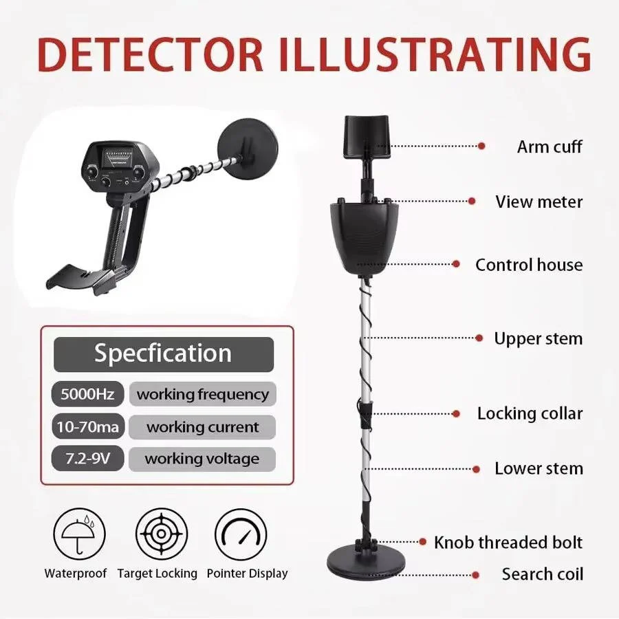 Skanto | Underground Metal Detector with Search Coil