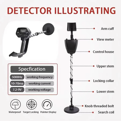 Skanto | Underground Metal Detector with Search Coil