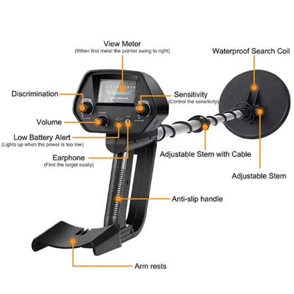 Skanto | Underground Metal Detector with Search Coil