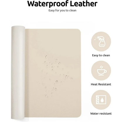 Skanto | Luxury Leather Desk Pad Smooth Writing & Mouse Surface