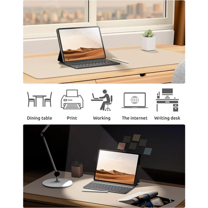 Skanto | Luxury Leather Desk Pad Smooth Writing & Mouse Surface