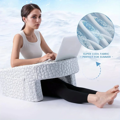 BowLift | Reading Pillow for Bed, Memory Foam with Washable Cover