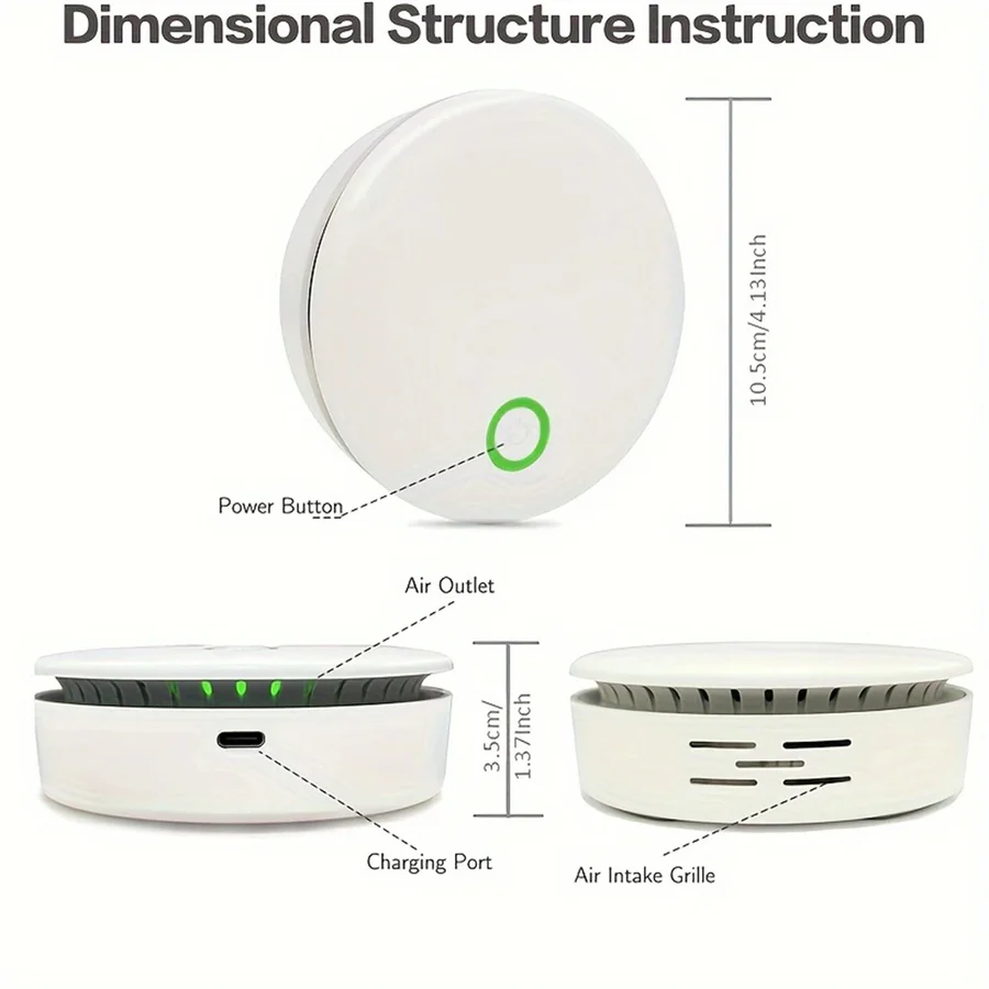 BowLift | Mini Compact Air Purifier & Odor Eliminator
