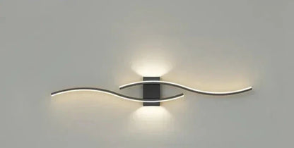 Modern LED Wall Light – Wave-shaped Design, Minimalist Style | Karnz