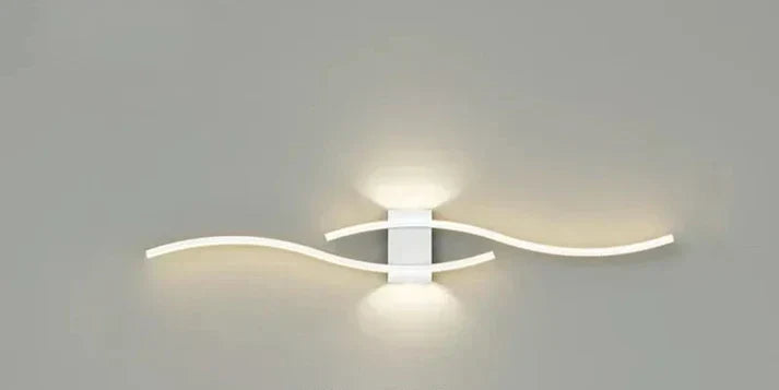 BowLift | Lumivora Wave LED Wall Light | Modern Wave Design | Energy Saving & Stylish | 60×15 cm | Warm, Glare-Free Light