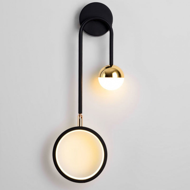 Nordic rotatable LED wall light for modern interior | Karnz