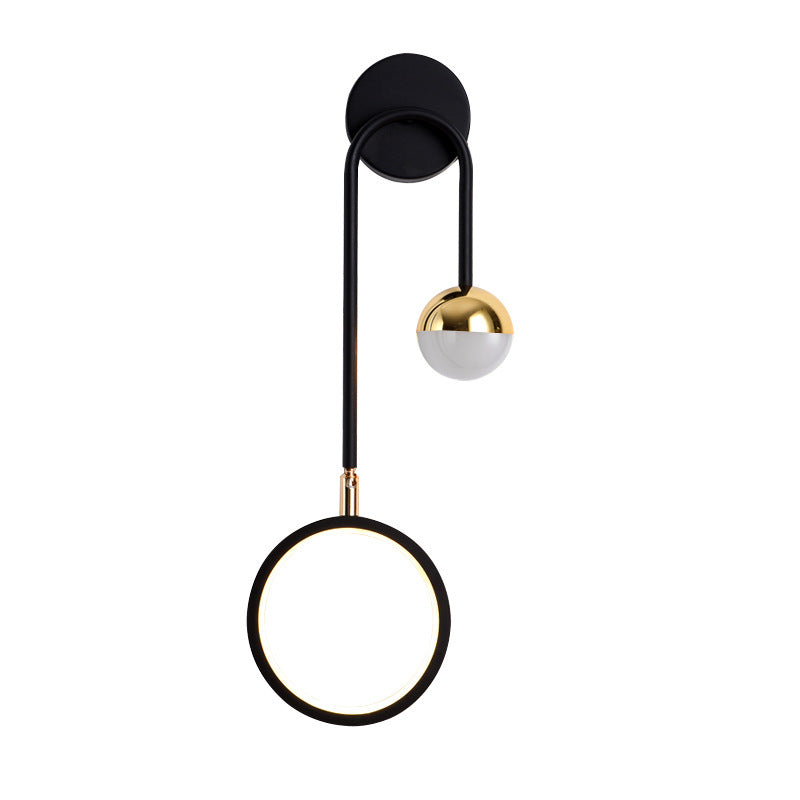 Nordic rotatable LED wall light for modern interior | Karnz