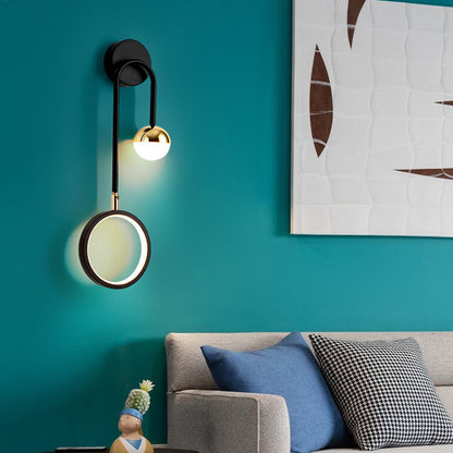 Nordic rotatable LED wall light for modern interior | Karnz