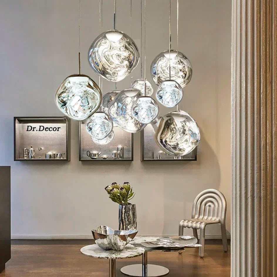 BowLift | Modern Hanging Glass Lamp for Stylish Interiors