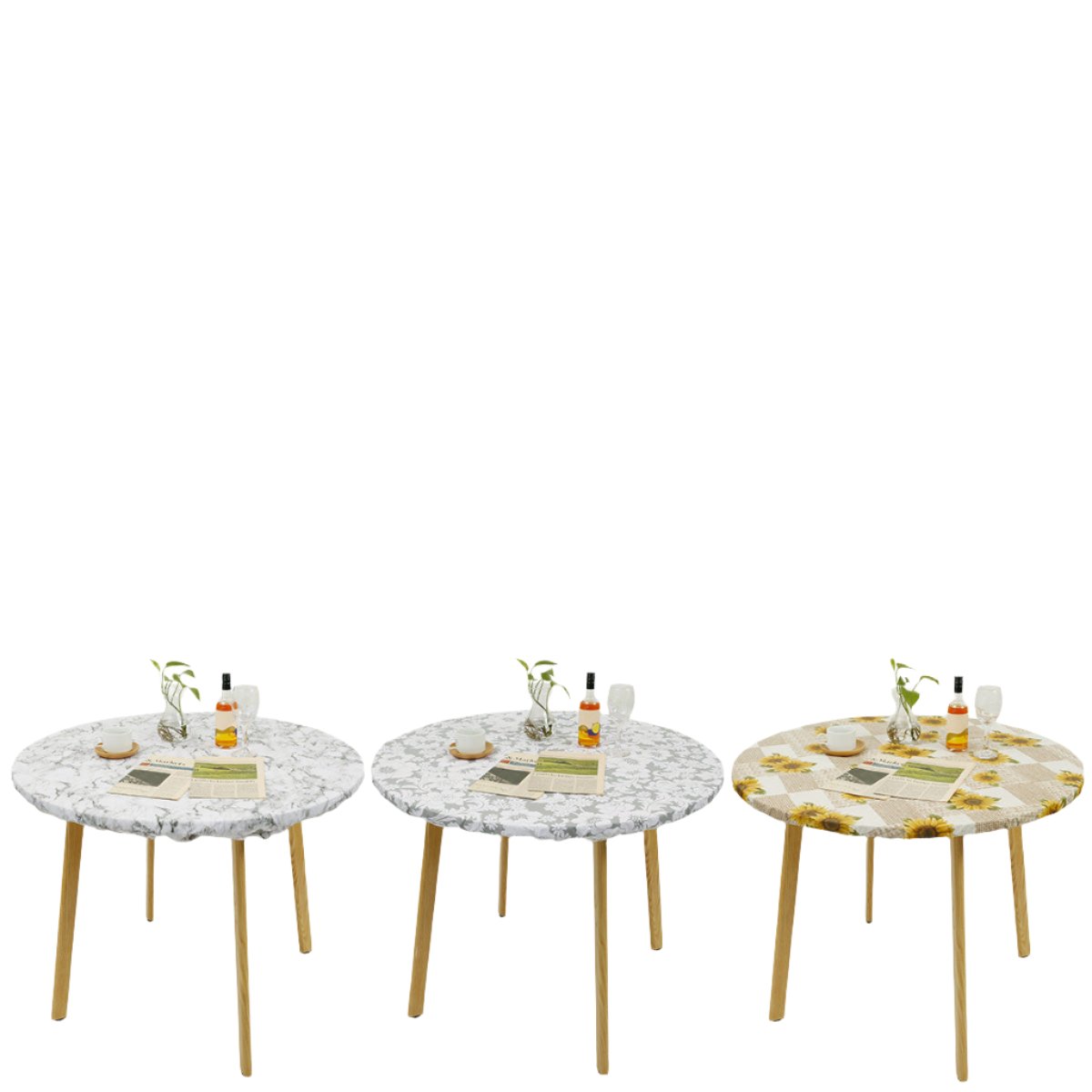 Skanto | Waterproof Elastic Round Tablecloth
