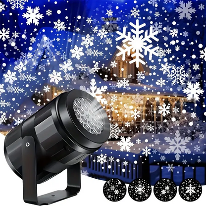Skanto | Magical Snowflake Christmas Projector – LED Light Experience for Indoor and Outdoor