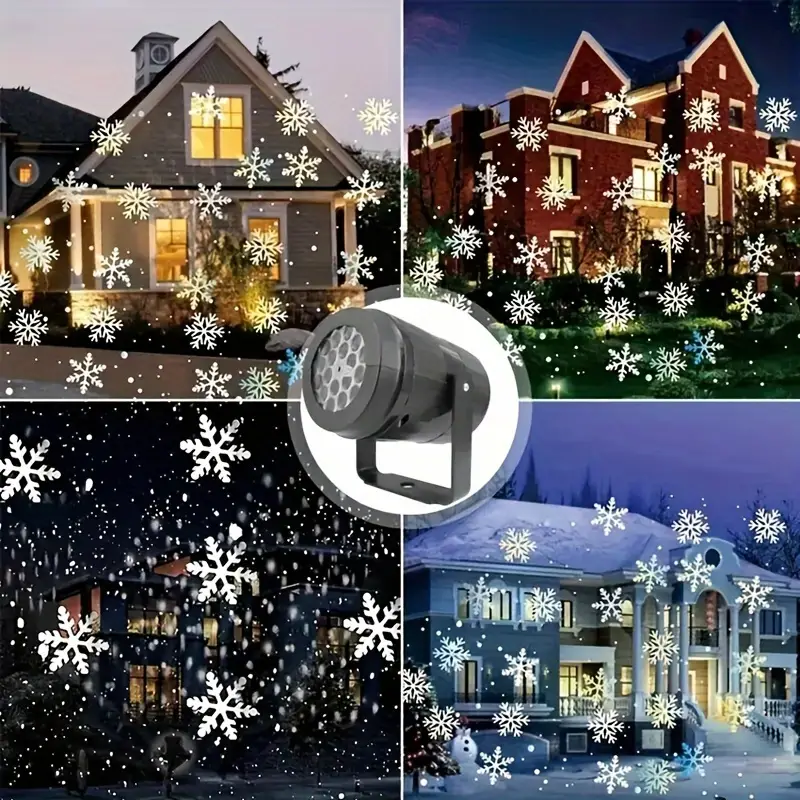 Skanto | Magical Snowflake Christmas Projector – LED Light Experience for Indoor and Outdoor