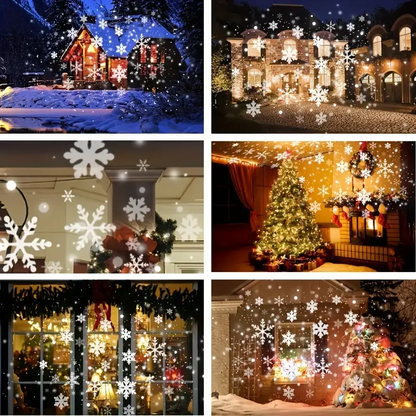 Skanto | Magical Snowflake Christmas Projector – LED Light Experience for Indoor and Outdoor