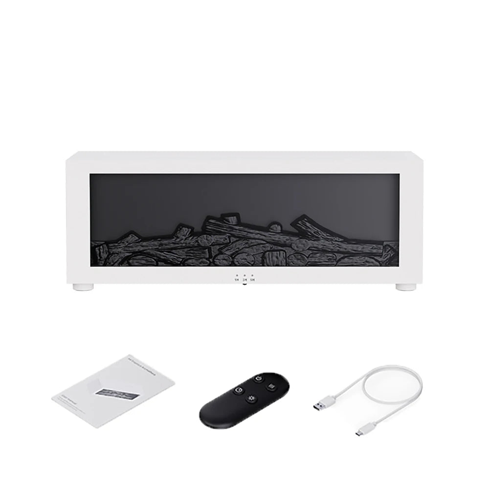 Skanto | Air Humidifier and Air Purifier with Aromatherapy Flame Effect