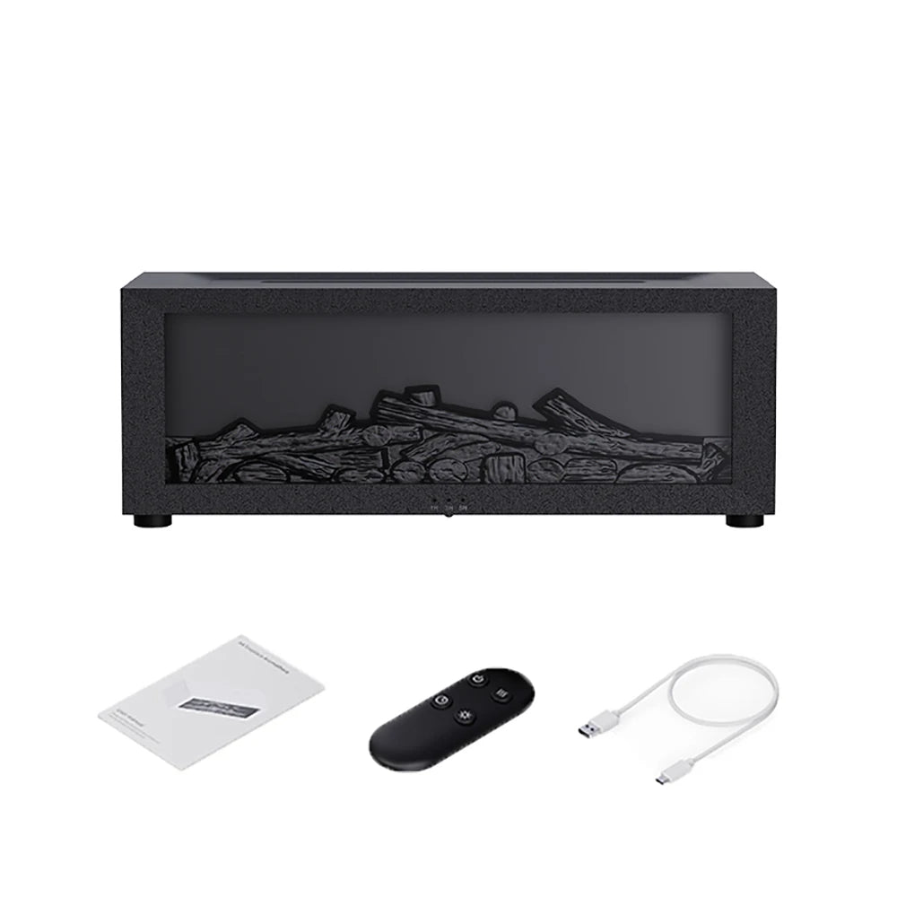 Skanto | Air Humidifier and Air Purifier with Aromatherapy Flame Effect