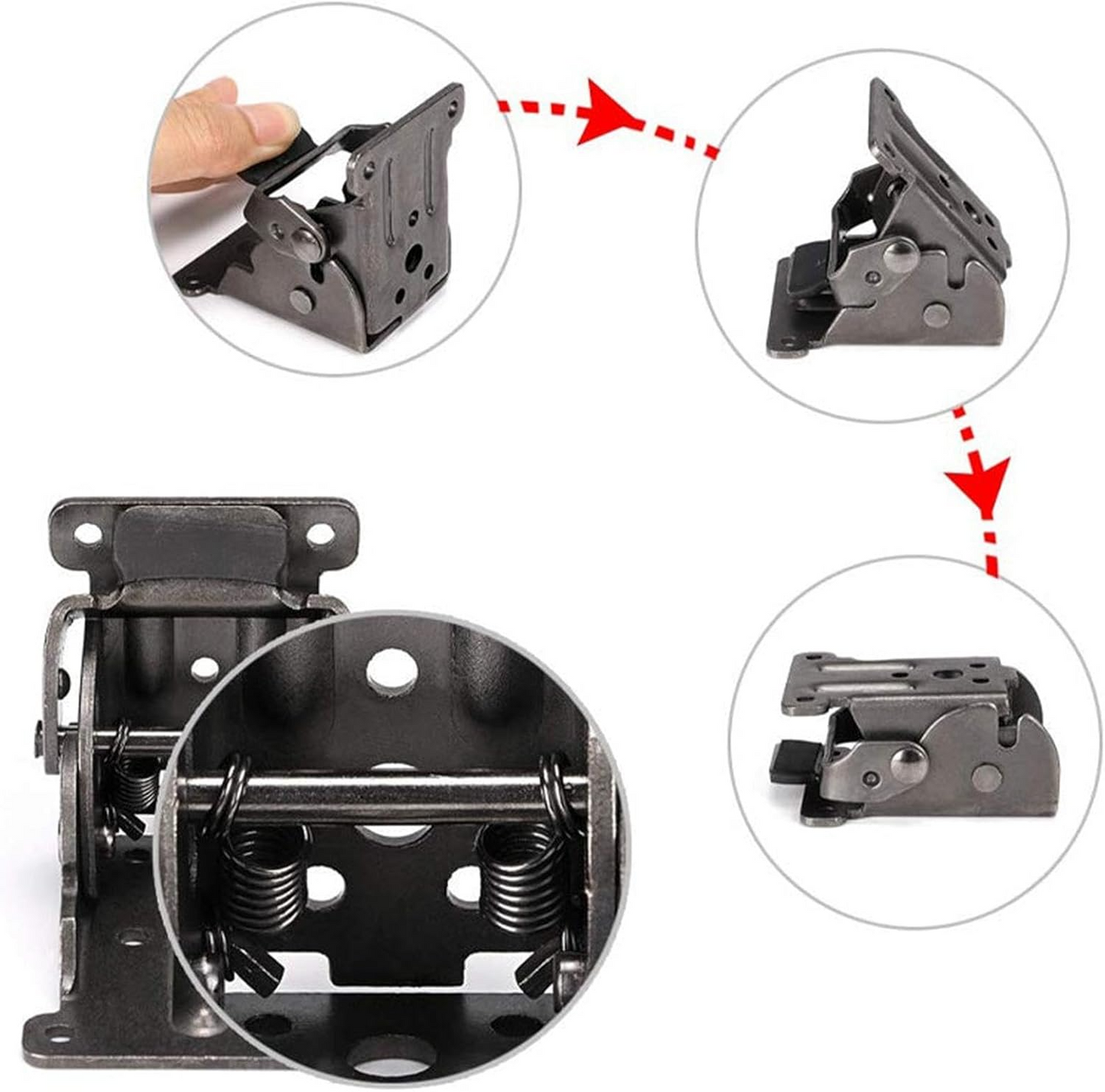 Foldable Hinge Bracket | Smart Support for Small Spaces | Karnz