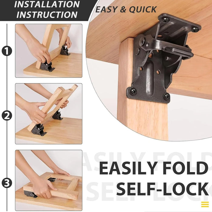 Foldable Hinge Bracket | Smart Support for Small Spaces | Karnz